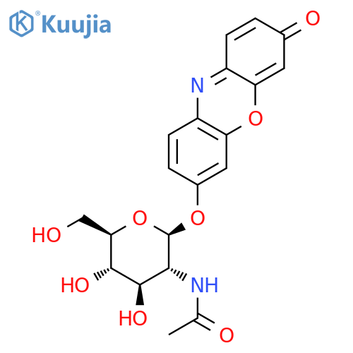 Resorufin N-acetyl-b-D-glucosamine structure