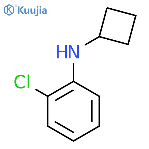2-chloro-N-cyclobutylaniline structure