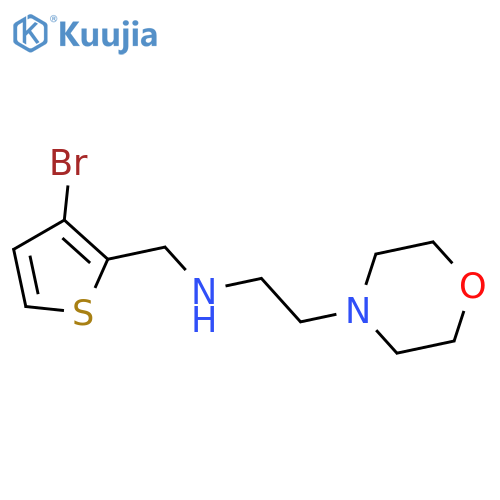 [(3-Bromothiophen-2-yl)methyl][2-(morpholin-4-yl)ethyl]amine structure