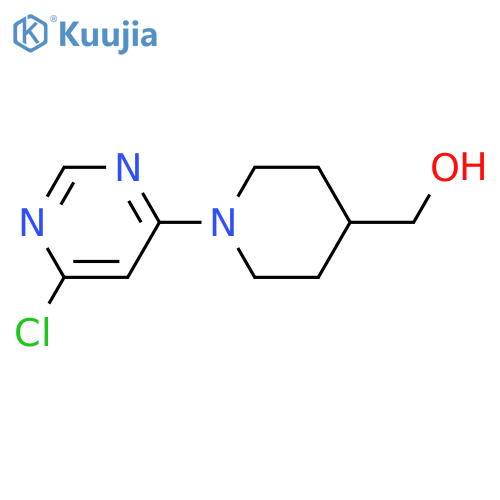 (1-(6-Chloropyrimidin-4-yl)piperidin-4-yl)methanol structure