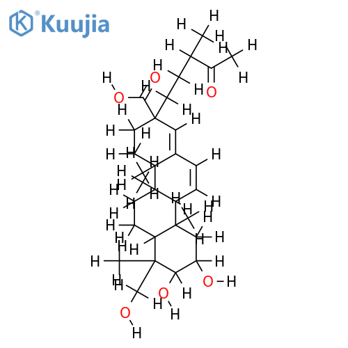 2alpha,3alpha,23-trihydroxy-19-oxo-18,19-seco-urs-11,13(18)-dien-28-oic acid structure