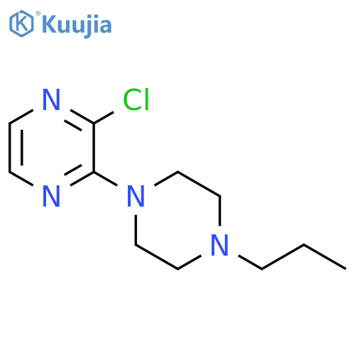 2-chloro-3-(4-propylpiperazin-1-yl)pyrazine structure