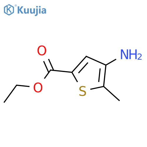 2-Thiophenecarboxylic acid, 4-amino-5-methyl-, ethyl ester structure