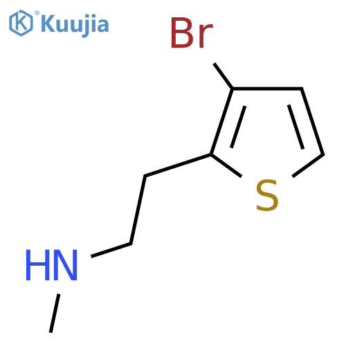 [2-(3-Bromothiophen-2-yl)ethyl](methyl)amine structure