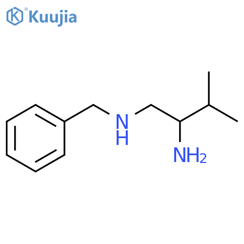 (2-amino-3-methylbutyl)(benzyl)amine structure