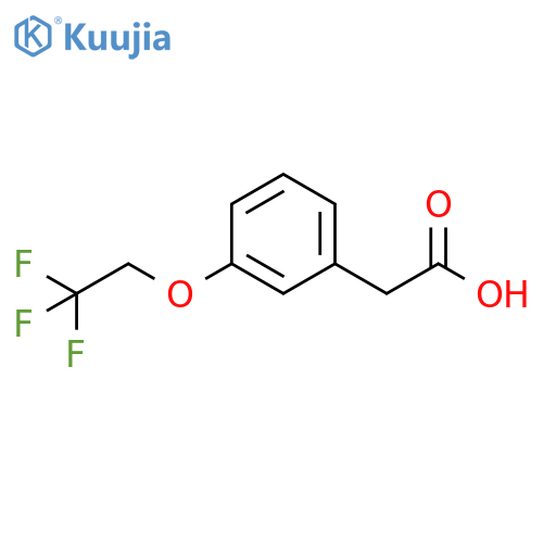 2-3-(2,2,2-trifluoroethoxy)phenylacetic acid structure