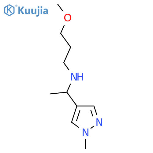 (3-methoxypropyl)1-(1-methyl-1H-pyrazol-4-yl)ethylamine structure