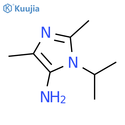 2,4-dimethyl-1-(propan-2-yl)-1H-imidazol-5-amine structure
