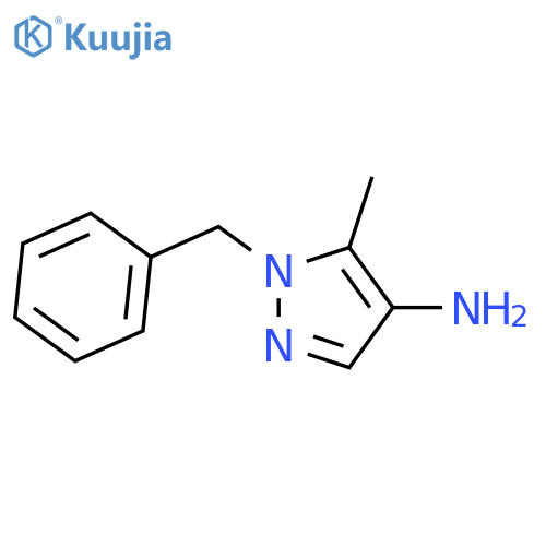 1-Benzyl-5-methyl-1H-pyrazol-4-amine structure