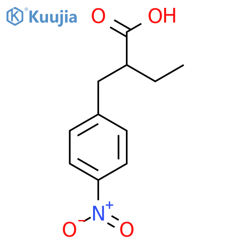 2-(4-nitrophenyl)methylbutanoic acid structure
