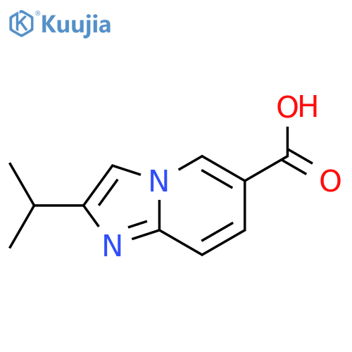 2-(propan-2-yl)imidazo1,2-apyridine-6-carboxylic acid structure