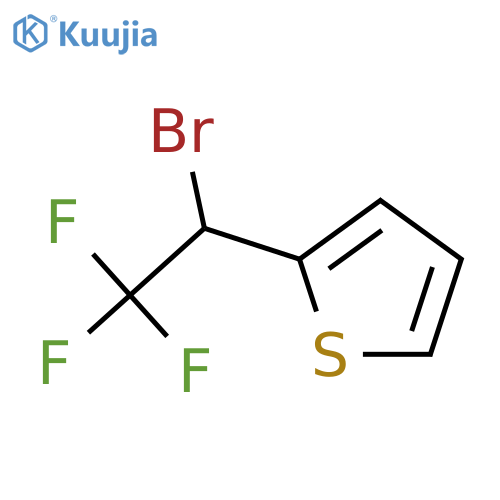2-(1-Bromo-2,2,2-Trifluoroethyl)Thiophene structure