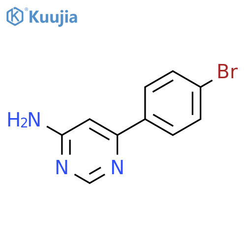 6-(4-bromophenyl)pyrimidin-4-amine structure
