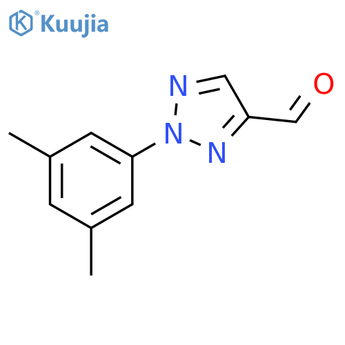 2-(3,5-dimethylphenyl)-2H-1,2,3-triazole-4-carbaldehyde structure