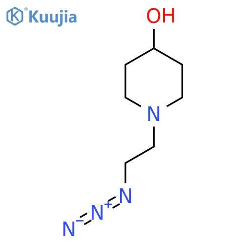1-(2-azidoethyl)piperidin-4-ol structure