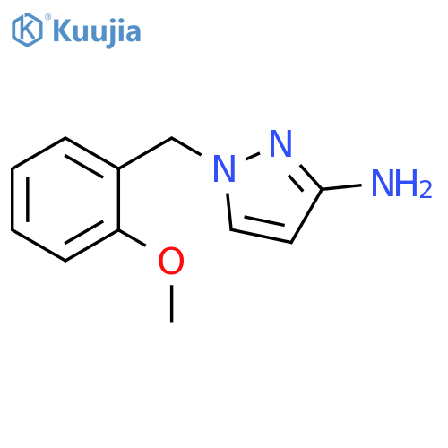 1H-Pyrazol-3-amine, 1-[(2-methoxyphenyl)methyl]- structure