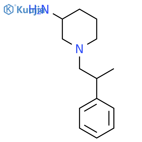 1-(2-Phenylpropyl)piperidin-3-amine structure