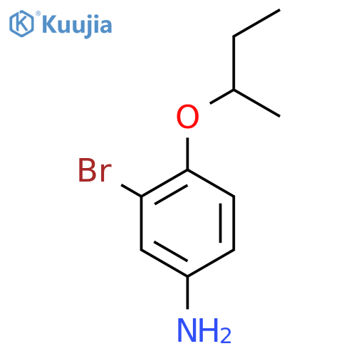3-Bromo-4-(butan-2-yloxy)aniline structure