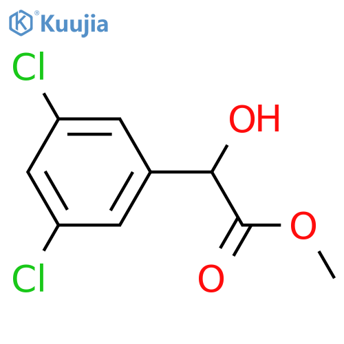 methyl 2-(3,5-dichlorophenyl)-2-hydroxyacetate structure