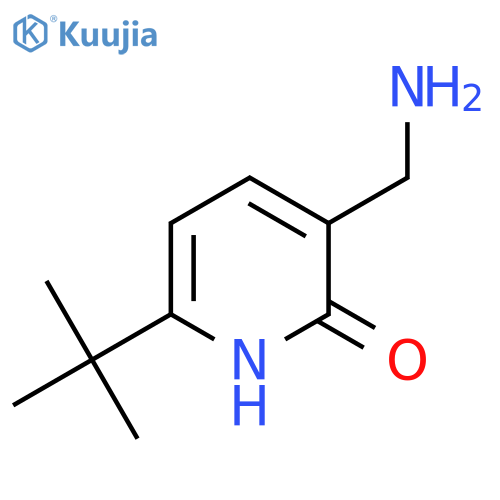 3-(Aminomethyl)-6-tert-butyl-1,2-dihydropyridin-2-one structure