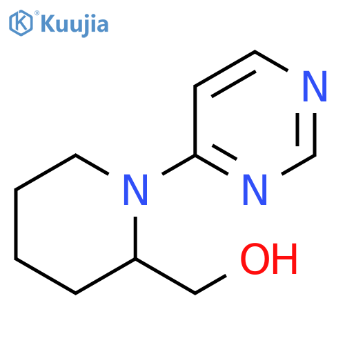 [1-(pyrimidin-4-yl)piperidin-2-yl]methanol structure