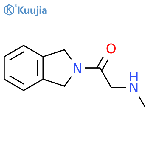 1-(2,3-dihydro-1H-isoindol-2-yl)-2-(methylamino)ethan-1-one structure