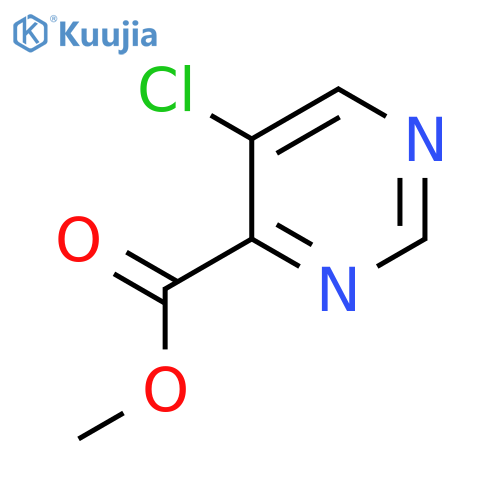 Methyl 5-chloropyrimidine-4-carboxylate structure