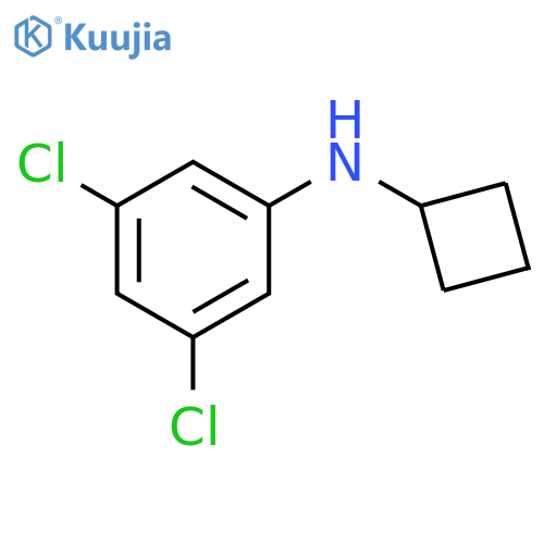 3,5-dichloro-N-cyclobutylaniline structure