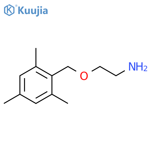 2-(2,4,6-trimethylphenyl)methoxyethan-1-amine structure