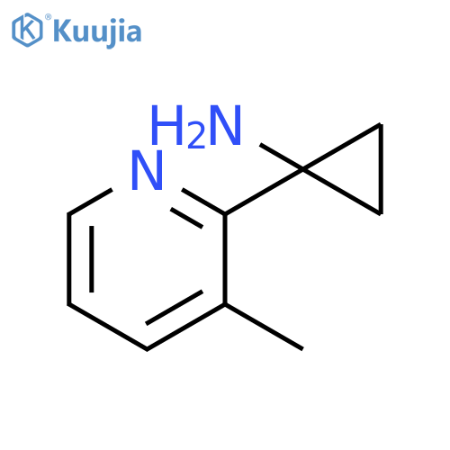 1-(3-methylpyridin-2-yl)cyclopropan-1-amine structure