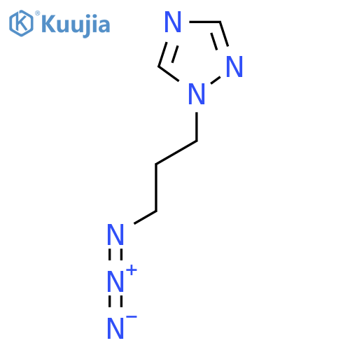 1-(3-azidopropyl)-1H-1,2,4-triazole structure