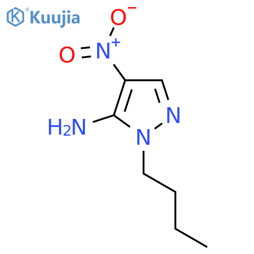 1-butyl-4-nitro-1H-pyrazol-5-amine structure