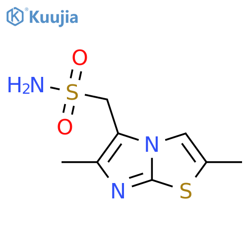 {2,6-Dimethylimidazo[2,1-b][1,3]thiazol-5-yl}methanesulfonamide structure