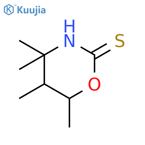 2H-1,3-Oxazine-2-thione, tetrahydro-4,4,5,6-tetramethyl- structure
