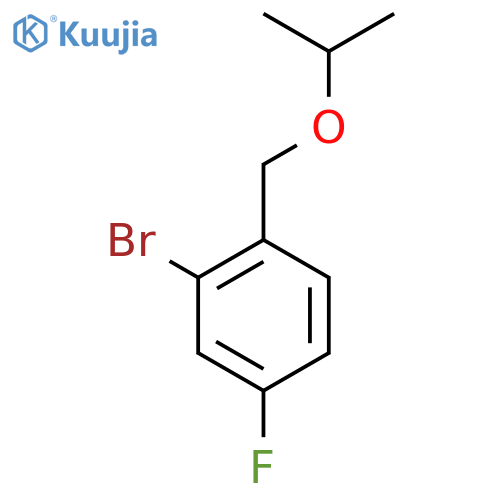 2-Bromo-4-fluoro-1-(isopropoxymethyl)benzene structure