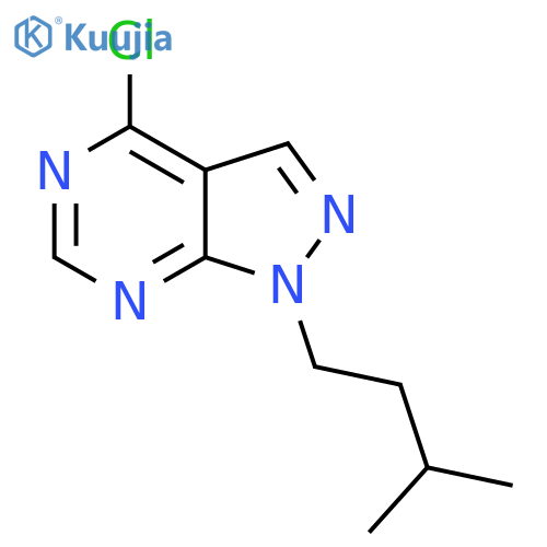 4-Chloro-1-(3-methylbutyl)-1H-pyrazolo[3,4-D]pyrimidine structure