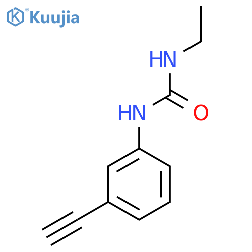 3-Ethyl-1-(3-ethynylphenyl)urea structure