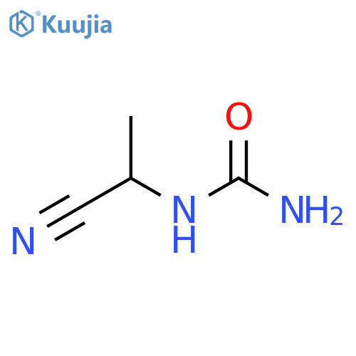 (1-cyanoethyl)urea structure