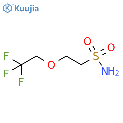 2-(2,2,2-trifluoroethoxy)ethane-1-sulfonamide structure