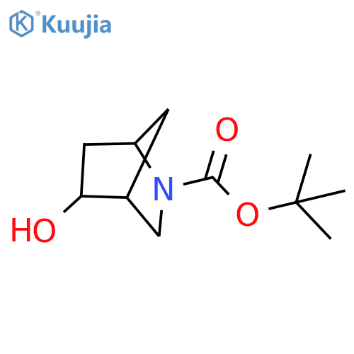 tert-butyl (5R)-5-hydroxy-2-azabicyclo[2.2.1]heptane-2-carboxylate structure