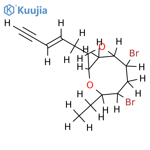 (3E,6S,7S,9S,10S,12S,13R)-10,12-dibromo-6,9:7,13-bisepoxypentadec-3-en-1-yne structure