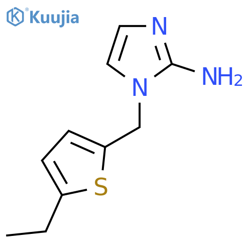 1-(5-ethylthiophen-2-yl)methyl-1H-imidazol-2-amine structure