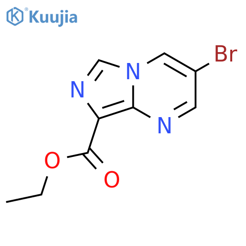 ethyl 3-bromoimidazo[1,5-a]pyrimidine-8-carboxylate structure