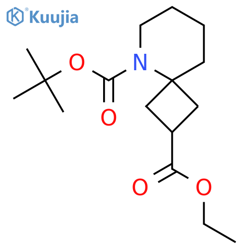 5-tert-butyl 2-ethyl 5-azaspiro[3.5]nonane-2,5-dicarboxylate structure