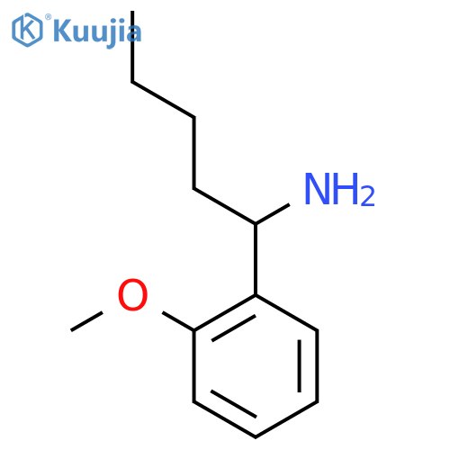 1-(2-METHOXYPHENYL)PENTAN-1-AMINE structure
