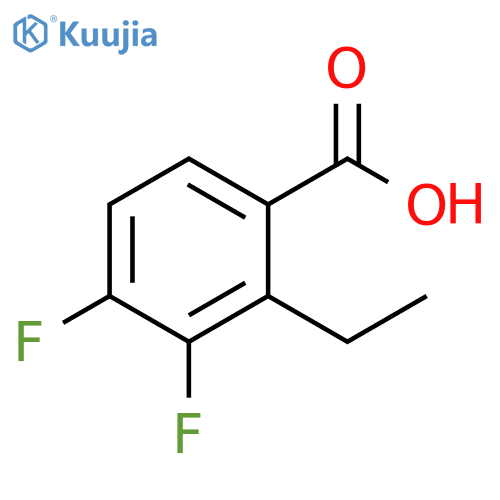 2-Ethyl-3,4-difluorobenzoic acid structure