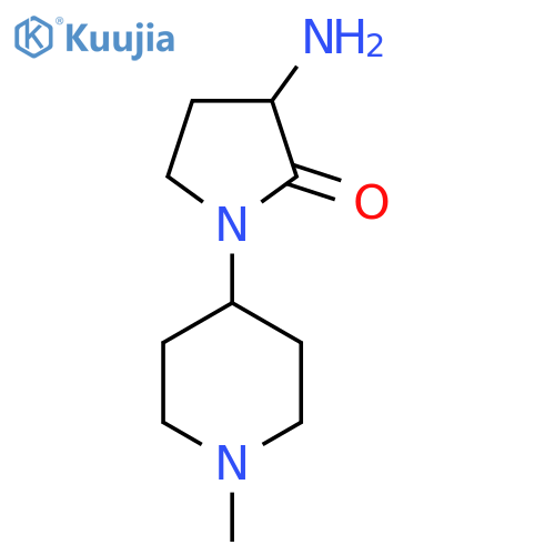 3-Amino-1-(1-methylpiperidin-4-yl)pyrrolidin-2-one structure