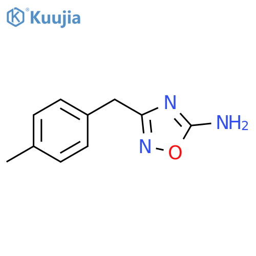1,2,4-Oxadiazol-5-amine, 3-[(4-methylphenyl)methyl]- structure