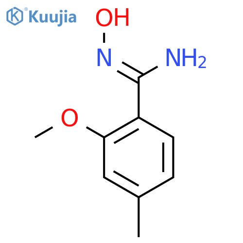 N'-Hydroxy-2-methoxy-4-methylbenzene-1-carboximidamide structure