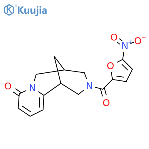 11-(5-nitrofuran-2-carbonyl)-7,11-diazatricyclo7.3.1.0^{2,7}trideca-2,4-dien-6-one structure